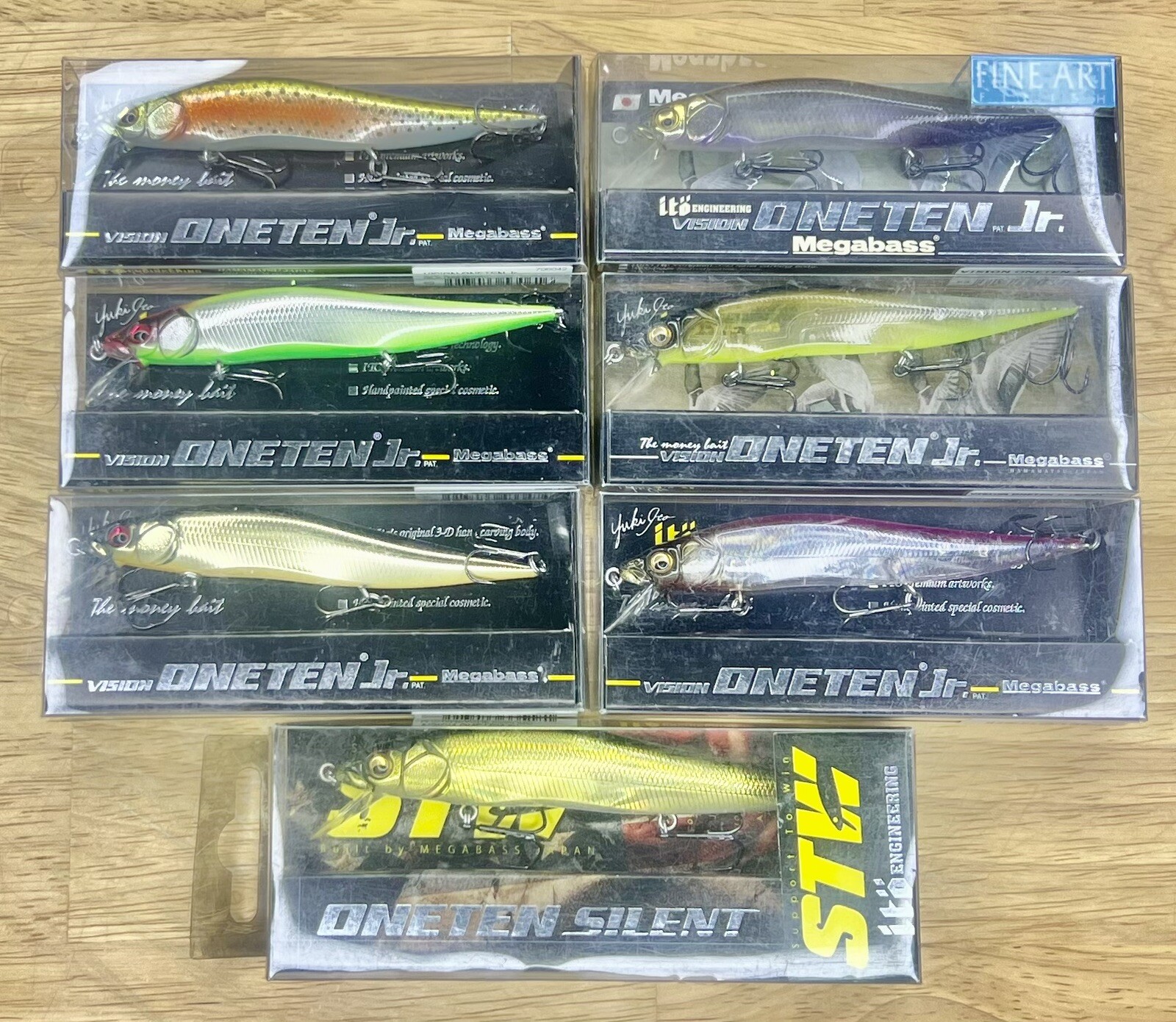Megabass (Lot Of 7) JDM Ito Vision OneTen Jr. Jerkbaits, Free Shipping! NWT! - Image 2