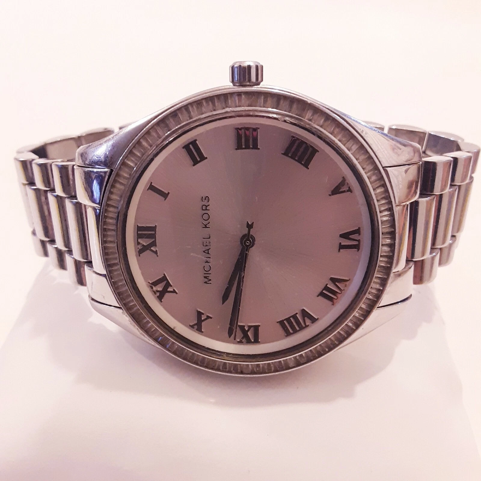 Orologio MICHAEL KORS Donna Blake Argento Acciaio 42mm MK3243 Cristalli Romano