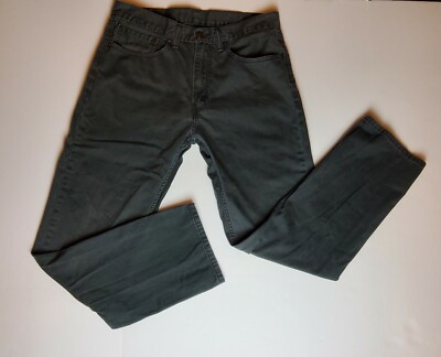 Levi Strauss Men Black Jeans 34x32 Black Lettering White Tag WPL