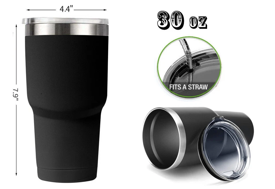 Vaso 30oz Acero Inoxidable Aspirador Doble Pared Aislamiento Viaje Deporte Botella Foto 2 de 4