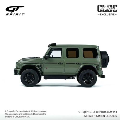 1/18 Gt Spirit Mercedes Benz Braubs G800 4X4 Stealth Green CLDC Exclusive - Bild 10 von 10