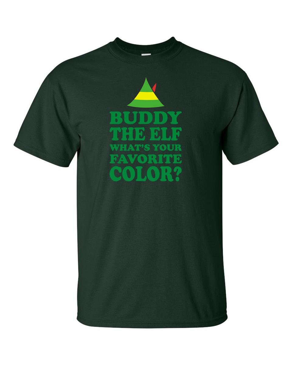 ELF T-Shirt CLASSIC Buddy the Elf Funny CHRISTMAS Party Tee New