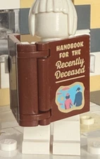 LEGO Handbook for the Recently Deceased Beetlejuice CUSTOM PRINTED BOOK NEW