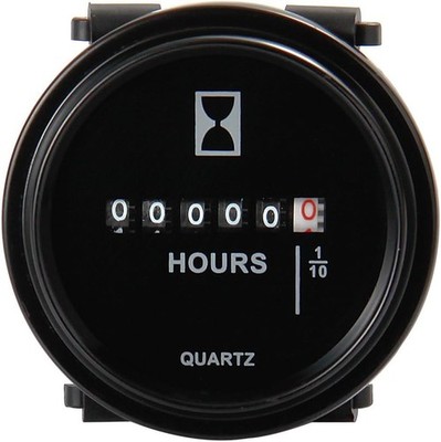 Mechanical Hour Meter Gauge - Professional Engine Hourmeter DC 8-80V for Boat