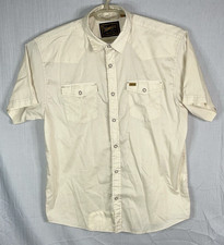 Howler Brothers H Bar B Western Snap Shirt Riverbed Oxford Short Sleeve Size L