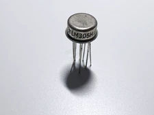 LM305H NSC Adjustable Positive Voltage Regulator IC 4.5V to 30V TO-99 Metal Can