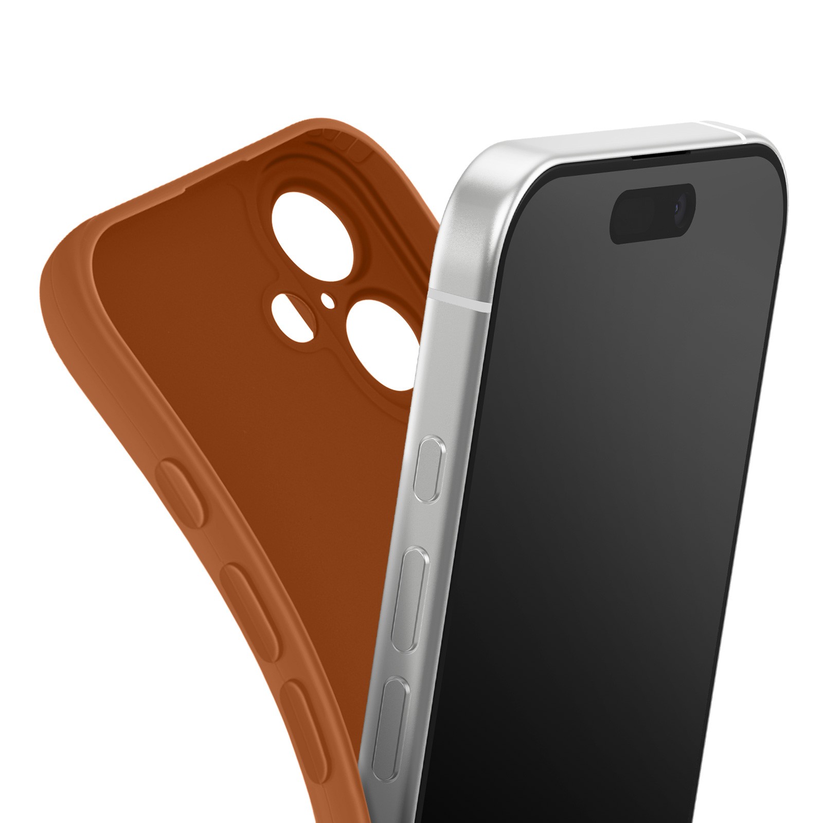Coque iPhone 17 antichoc avec renfort caméra silicone souple