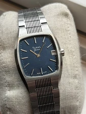 Tusal Vintage Manual Wind Watch - 70s Style + Peseux Movement!