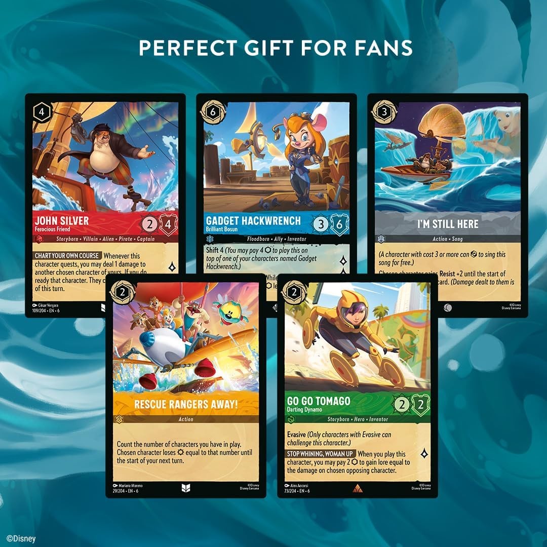 lorcana set 6 booster box Disney Azurite Sea Experience the magic of Disney Lorcana with these high Disney Lorcana: Azurite Sea Chapter