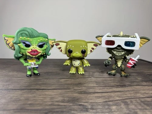Funko POP!: Gremlins Loose Vinyl Figures- Lot Of 3- (Gizmo 04, Greta 609, 1147)