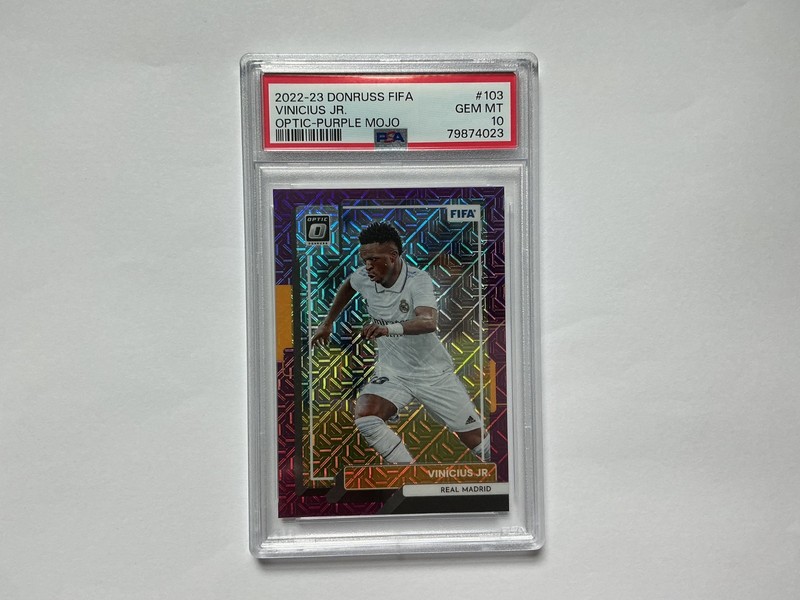 2022-23 Panini Donruss - Vinicius Jr. Optic Purple Mojo Prizm /25