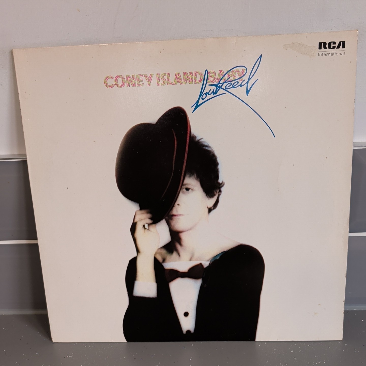 LOU REED - CONEY ISLAND BABY 1984 EU REISSUE VINYL LP NL 83807 EX/VG