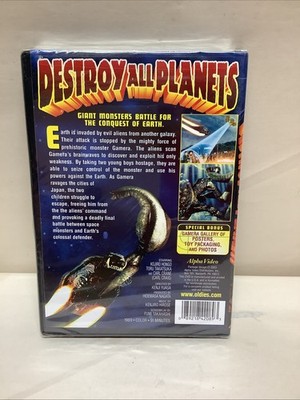 Destroy All Planets (Aka Gamera Vs. Viras) (DVD, 1968) 89218420893