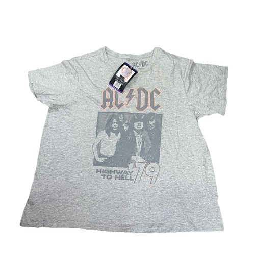 NWT AC/DC Rock Band Highway to to Hell Women's Graphic Tee XXL ...
