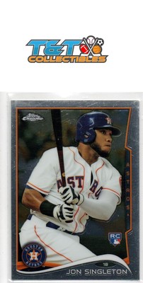 2014 Topps Chrome #55 Jon Singleton Houston Astros RC 5a