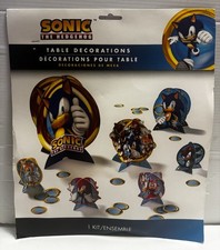 SONIC THE HEDGEHOG TABLE DECORATING KIT Birthday Party Decorations Fast Ship