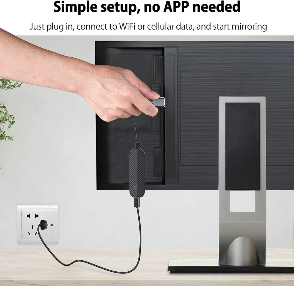 Wireless HDMI Display Adapter für iPhone, Streaming Spiegelgerät für iPho... - Bild 3 von 4