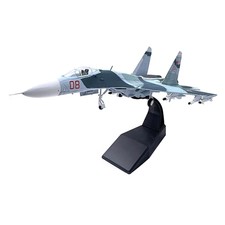 Metal SU-27 Flanker Heavy Aircraft 1:100 Model Simulation Fighter Military Model