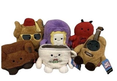 Bum Bumz Friends The Television Show Set Of 6 Plush Complete Collection NWT