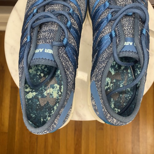 Under Armour Shoes Womens Size 7.5 Blue Knit Running Athletic Sneakers - Picture 8 of 12