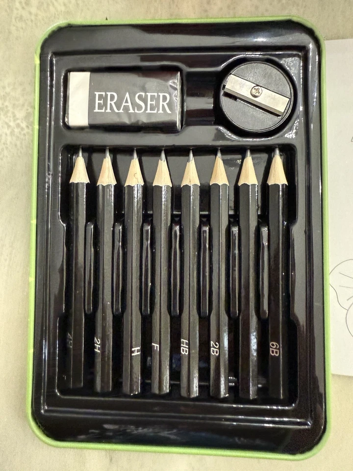 Blue Q Tins Collectible Tin Retired Art W/ Supplies Archer Rainbow Graphic RETRO - Image 3 of 4