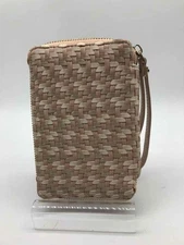 Deux Lux Pink Woven Multicolor Wristlet