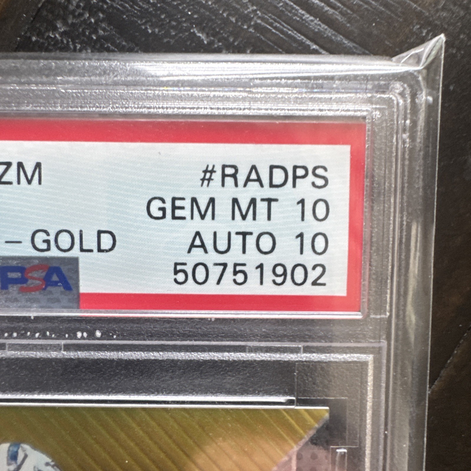 2016 PANINI PRIZM DAK PRESCOTT GOLD AUTO ROOKIE PSA 10 Jersey Number 4/10 🔥 view 5