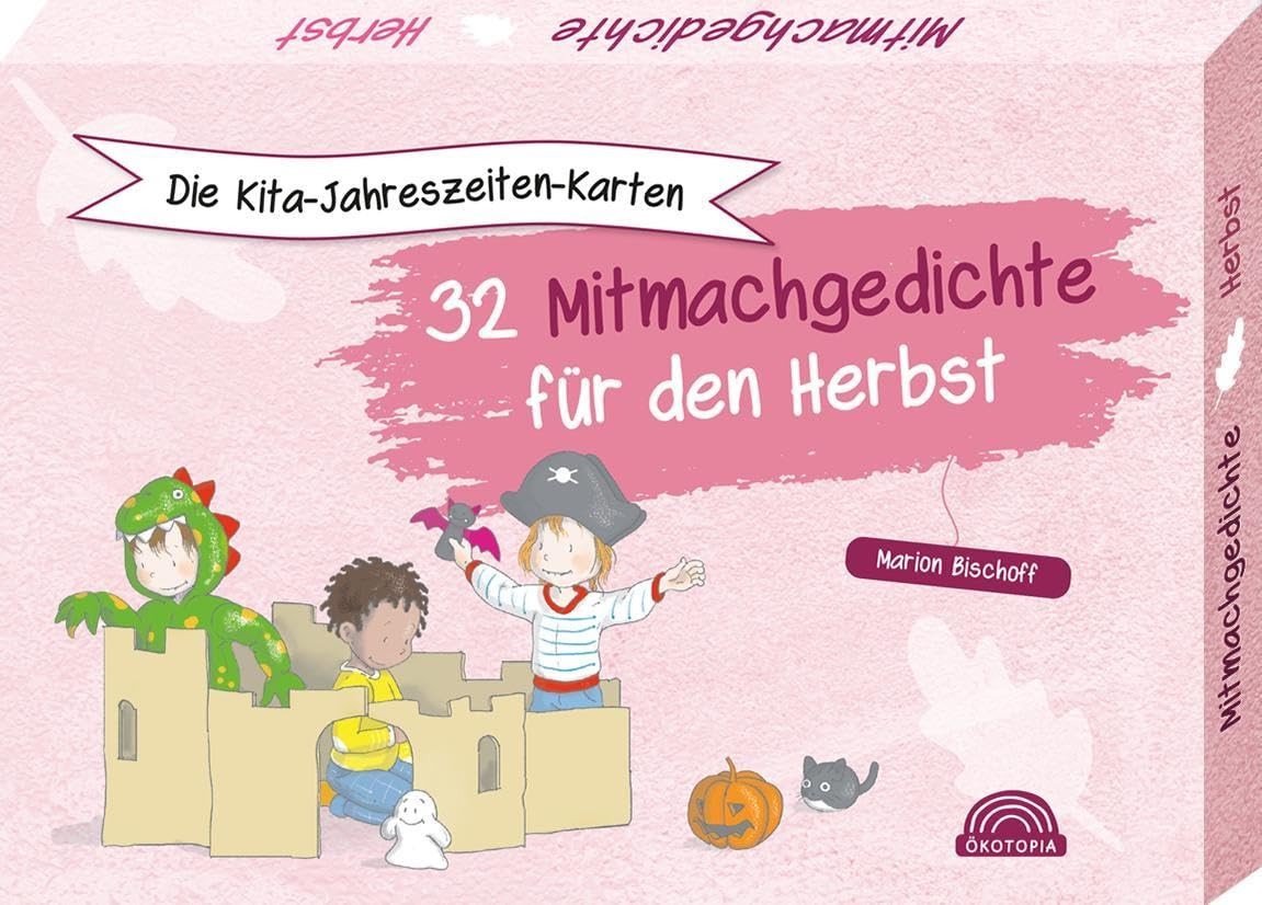Marion Bischoff Die Kita-Jahreszeiten-Karten: 32 Mitmachgedichte für (Tascabile)