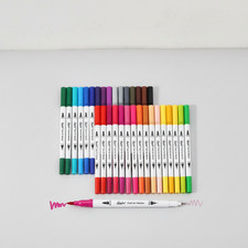 Leceha Dual Tip Art Markers, Pens For Kids, Adult Coloring Books, Fine  Bru