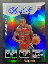 2022-23 NBA Hoops BJ Armstrong Hot Signatures Autograph Auto #HS-BJA Bulls
