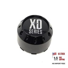 Pack KMC 6K106GB Gloss Black 6 Lug Center Caps 4