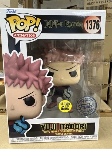 Funko Pop! Vinyl: Jujutsu Kaisen - Yuji Itadori (GITD) Special Edition #1376
