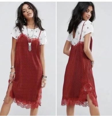 Free People Margot Slip Dress Set im Y2K-Style Polka Dots Keid 2 In 1