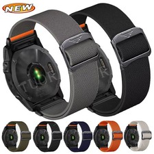Quick Fit Nylon Sport Watch Band Strap For Garmin Fenix 7 7X 6 6X 5 5X E 8 3 HR