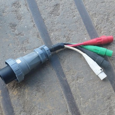 MENNEKES ME 4100P5 Heavy Duty IEC 60309 Electrical Plug 100A 600V