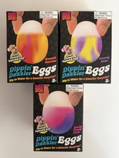 SET OF 3 NeeDoh Dippin  Dazzler Eggs Nee Doh Color Changing Egg NEW