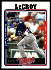 Matt LeCroy 2005 Topps #59 Minnesota Twins MLB READ FREE SHIPPING AutographDen