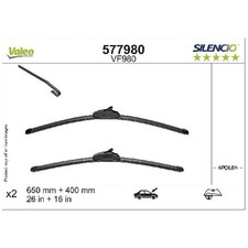 Valeo Scheibenwischer Set vorne 22301752 für Nissan Mazda Subaru Toyota