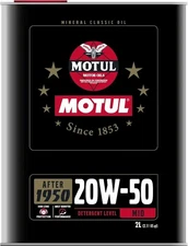Motul 110621 Classic Performance 20W50 Engine Oil 2 Liter