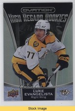 2023-24 Upper Deck Ovation High Regard Rookies Luke Evangelista #HRR-1 READ 1lc1