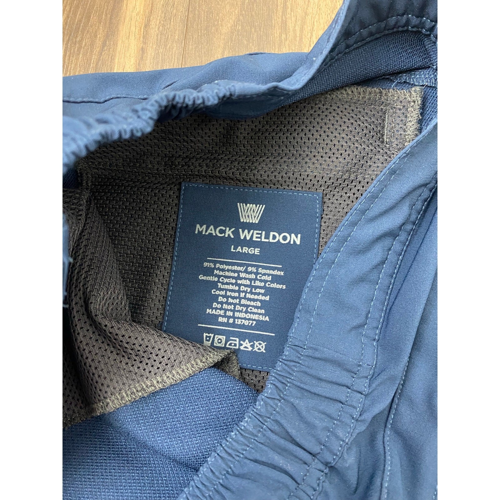 Men Mack Weldon Radius Flex performance navy tech… - image 5