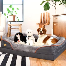 L XL 2XL 3XL Dog Bed Super Soft Orthopedic Foam Pet Bed Sleeping Mat with Cotton