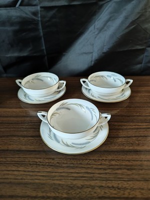 Royal Worcester Harvest Ring Suppenschalen und Untertassen 3er Set (6 Artikel)