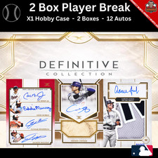 ZACK WHEELER 2025 Topps Definitive Baseball Player Break 2 Box 1 Case 1908