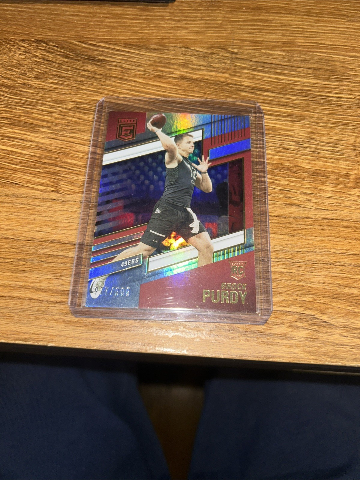 Panini 2022 Donruss Elite Brock Purdy Rookie #185 San Francisco 49ers /999