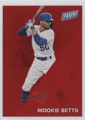 2022 Panini Father's Day Red /99 Mookie Betts #27 x2o