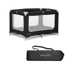 Dream On Me Zodiak Portable Playard in Black, Lightweight, Packable and Black
