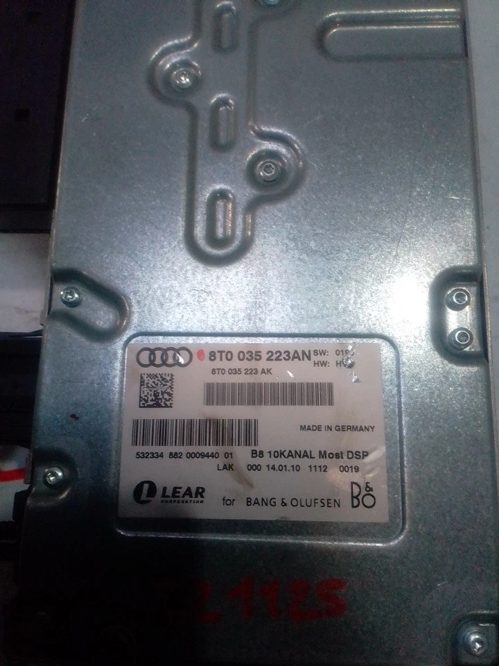 Audi A4 8K Allroad Amplificatore Soundsystem Bang Olufsen 8T0035223AN - Immagine 3 di 3