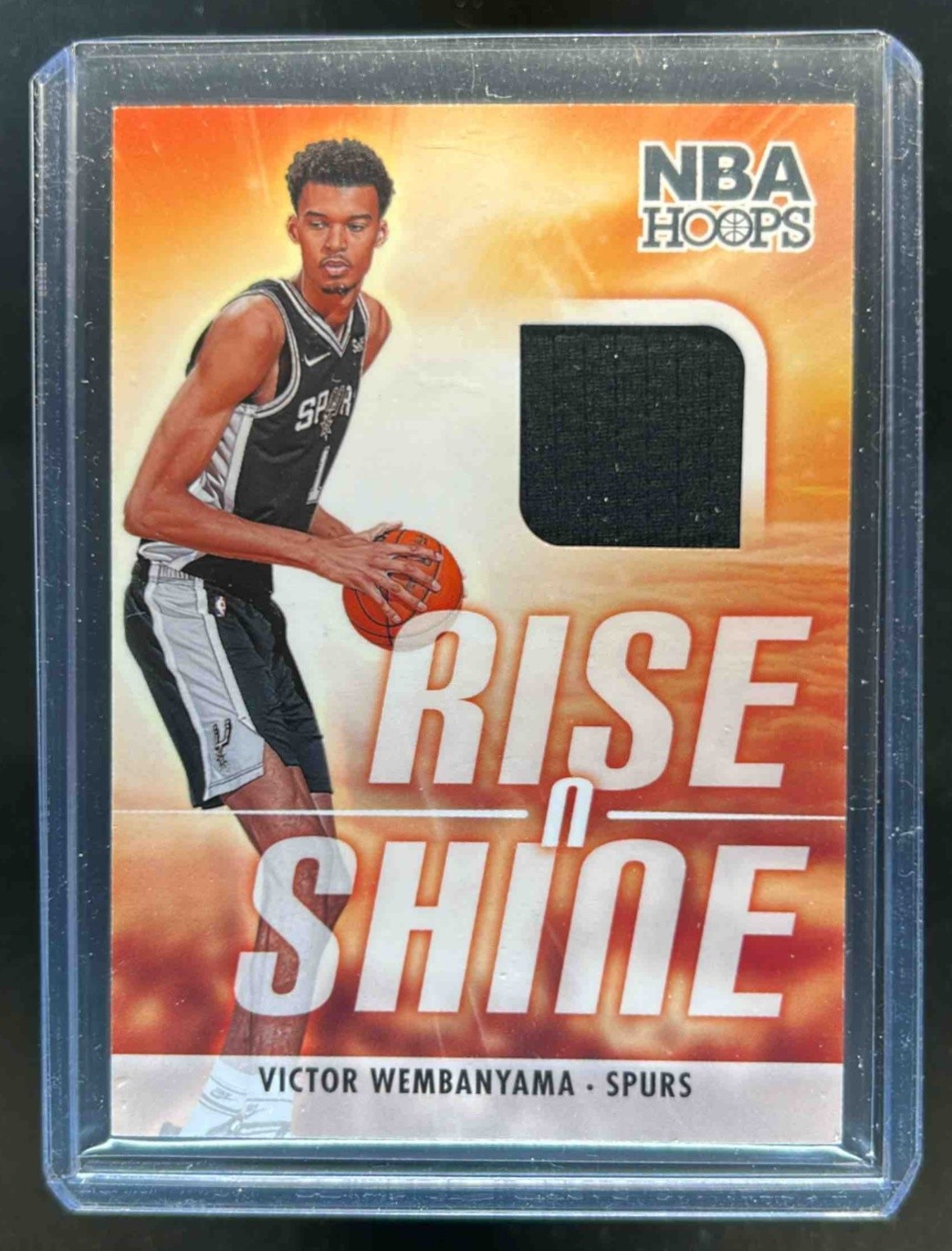 2023-24 Hoops Victor Wembanyama Rise N Shine Memorabilia Jersey RC #RS-WEM