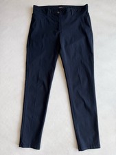 J McLaughlin Women s Navy Blue Pockets Raton Spandex Stretch Pants Sz 8